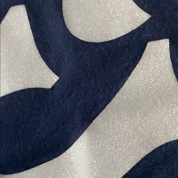 ‘ GYMNAST’ navy and white LS Tee YL sparkle! - Picture 4 of 4
